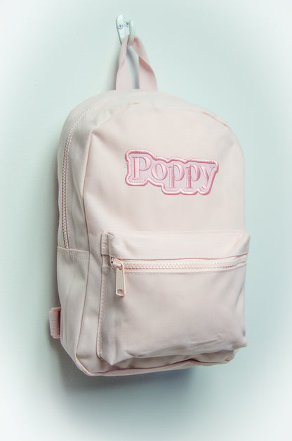 Bubble Name - Embroidered Backpack