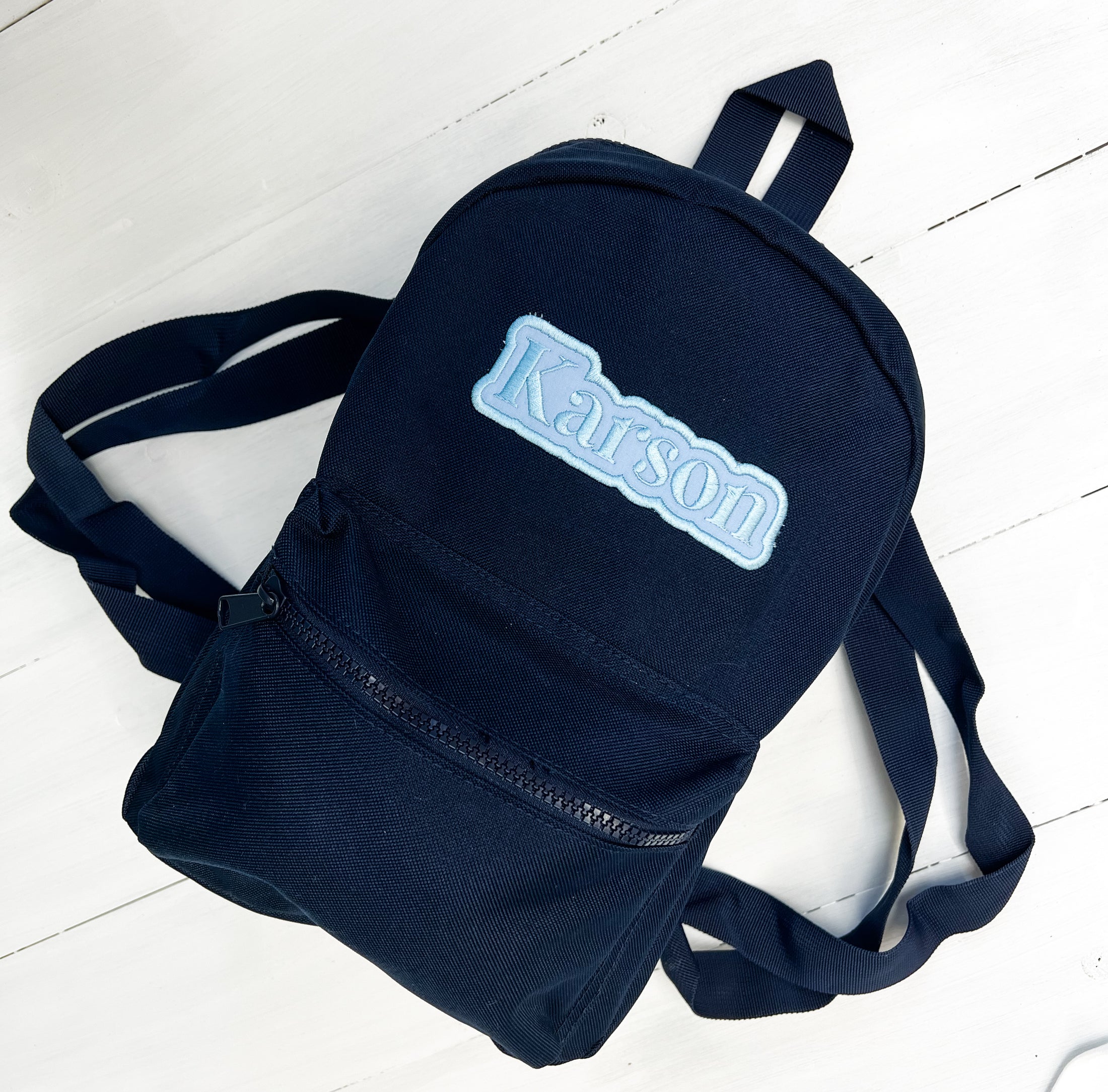 Bubble Name - Embroidered Backpack