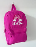 Load image into Gallery viewer, Backpack - Embroidered Boho Rainbow
