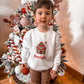 Embroidered Gingerbread House Christmas Sweatshirt / Jumper