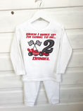 Load image into Gallery viewer, Driving Race Car Birthday - Embroidered Lounge set

