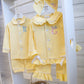 Easter Bunny Initial - Girls - Lemon Frills - Embroidered Pyjamas