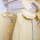 Easter Bunny Initial - Girls - Lemon Frills - Embroidered Pyjamas