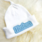 Bubble Embroidered Knotted Baby Hats