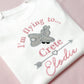 Embroidered I'm Flying to / Plane Holiday l T-shirt