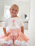 Load image into Gallery viewer, Bow Floral Initial  - Embroidered  T-shirt
