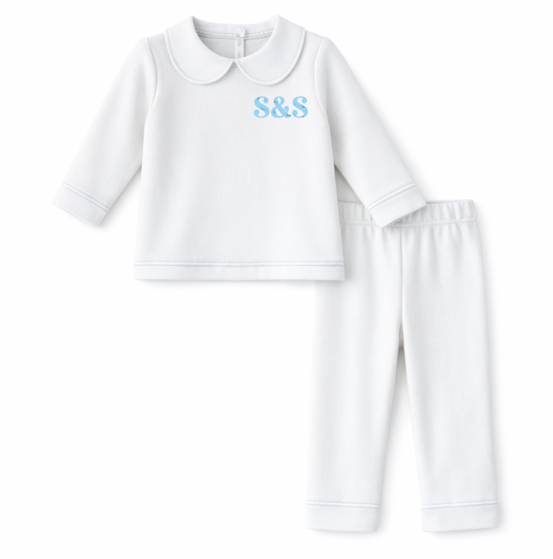 Exclusive Peter Pan - Embroidered Initial / Name  Pyjama Set