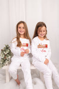 Load image into Gallery viewer, Christmas Train Embroidered Lounge Pyjama Set
