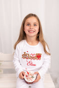 Load image into Gallery viewer, Christmas Train Embroidered Lounge Pyjama Set

