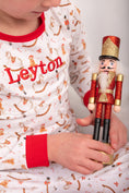 Load image into Gallery viewer, Exclusive Nut Cracker & Horse Print - Christmas Embroidered Initial Pyjamas
