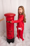 Load image into Gallery viewer, Exclusive Aliyah Frills - Peter Pan Collar Christmas Embroidered Initial Pyjamas

