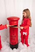 Load image into Gallery viewer, Exclusive Aliyah Frills - Peter Pan Collar Christmas Embroidered Initial Pyjamas
