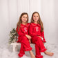 Exclusive Aliyah Frills - Peter Pan Collar Christmas Embroidered Initial Pyjamas