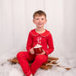 Exclusive Amari - Peter Pan Collar Christmas Embroidered Initial Pyjamas