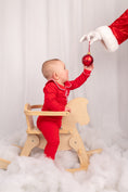 Load image into Gallery viewer, Exclusive Amari - Peter Pan Collar Christmas Embroidered Initial Pyjamas

