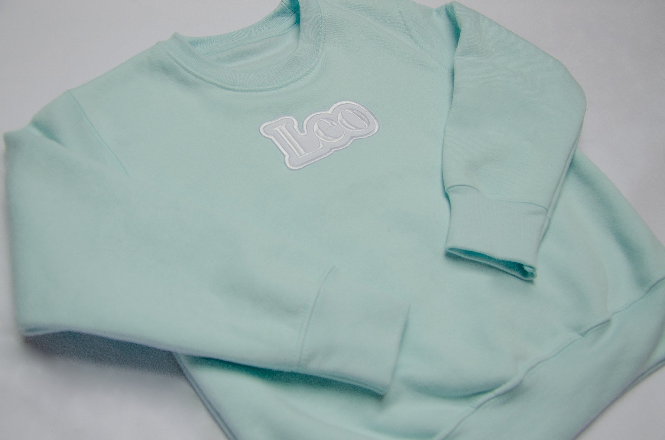 Bubble Name - Embroidered Sweatshirt / Jumper