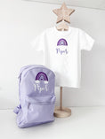 Load image into Gallery viewer, Backpack - Embroidered Boho Rainbow
