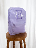 Load image into Gallery viewer, Embroidered Backpack - Initial & Name
