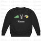 Embroidered Safari Animals Jumper Sweatshirt