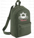 Load image into Gallery viewer, Embroidered Princess Carriage Backpack
