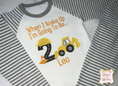 Load image into Gallery viewer, Embroidered Construction Truck Birthday Pyjamas
