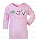 Load image into Gallery viewer, Embroidered Safari Animals Romper
