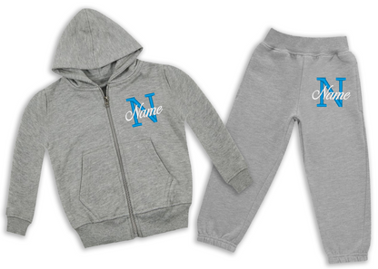 Jacket & Joggers Tracksuit - Embroidered Initial & Name