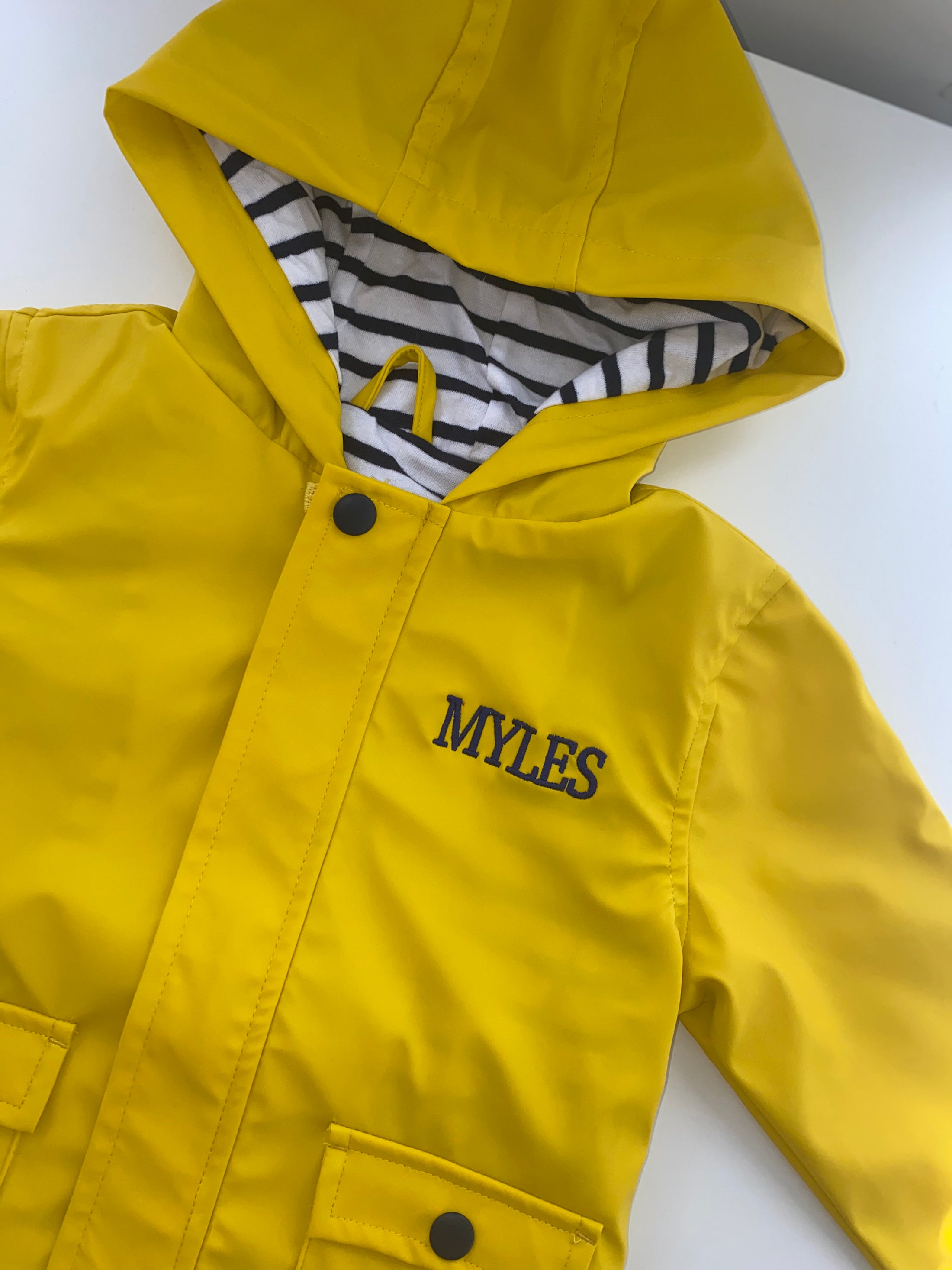 Embroidered Rain Jacket / Coat