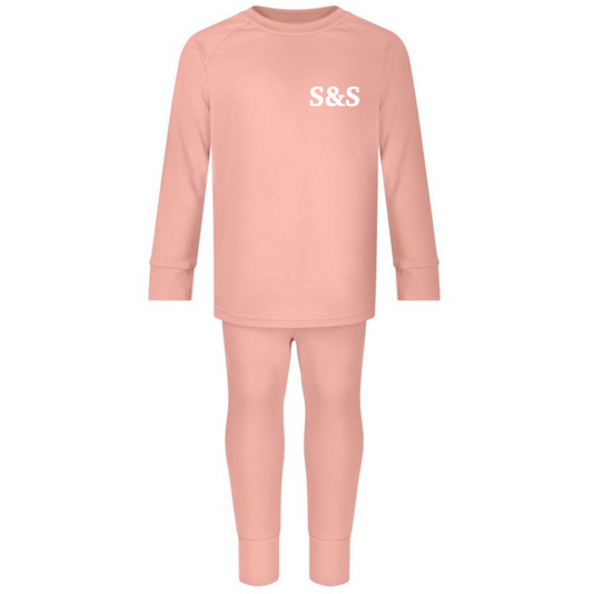 Embroidered Initials Loungewear Set