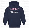 Load image into Gallery viewer, Embroidered Bow Design - Pull on Hoodie
