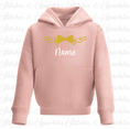 Load image into Gallery viewer, Embroidered Bow Design - Pull on Hoodie
