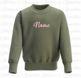 Load image into Gallery viewer, Embroidered Name Jumper Sweatshirt
