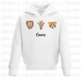 Load image into Gallery viewer, Embroidered Safari Animals - Pull on Hoodie
