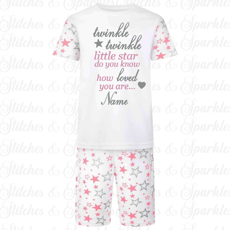 Twinkle Twinkle Little Star Pyjama Short Set