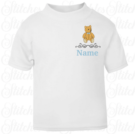 Embroidered Teddy Bear T-shirt