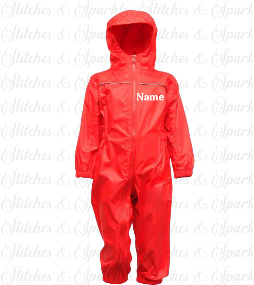 Embroidered Puddle / Paddle Rain Suit