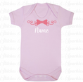 Load image into Gallery viewer, Embroidered Bow Baby Vest
