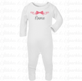 Load image into Gallery viewer, Embroidered Bow Romper

