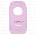 Load image into Gallery viewer, Embroidered Bow Design Bib
