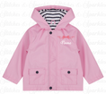 Load image into Gallery viewer, Embroidered Bow Rain Jacket / Coat
