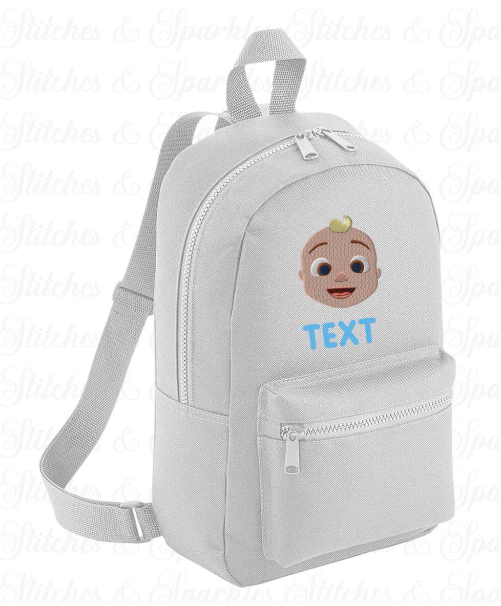 Embroidered Cocomelon JJ Backpack