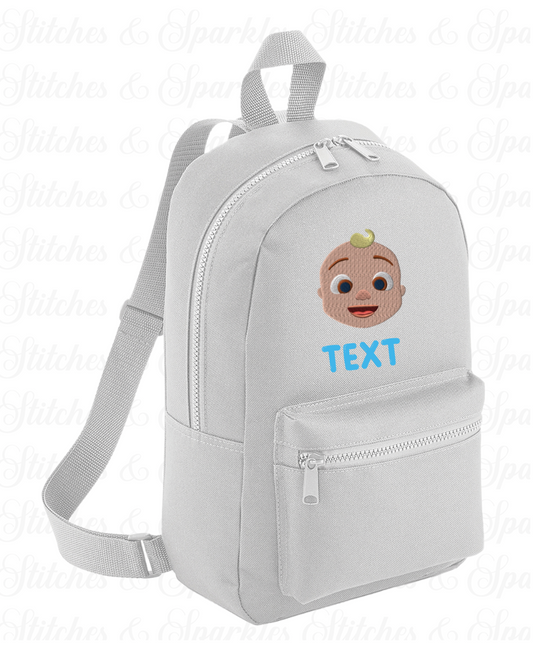 Embroidered Cocomelon JJ Backpack