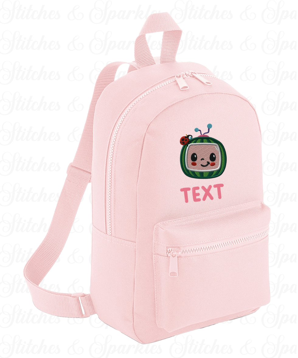 Embroidered Cocomelon JJ Backpack