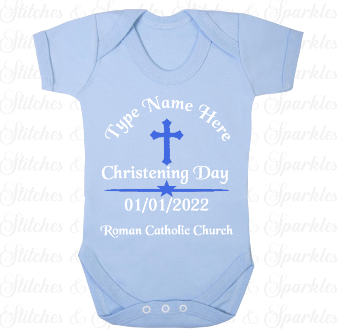 Embroidered Christening Day Vest