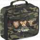 Embroidered Lunch Cooler Bag - Safari Animals