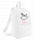 Load image into Gallery viewer, Embroidered Backpack - Toy Horse
