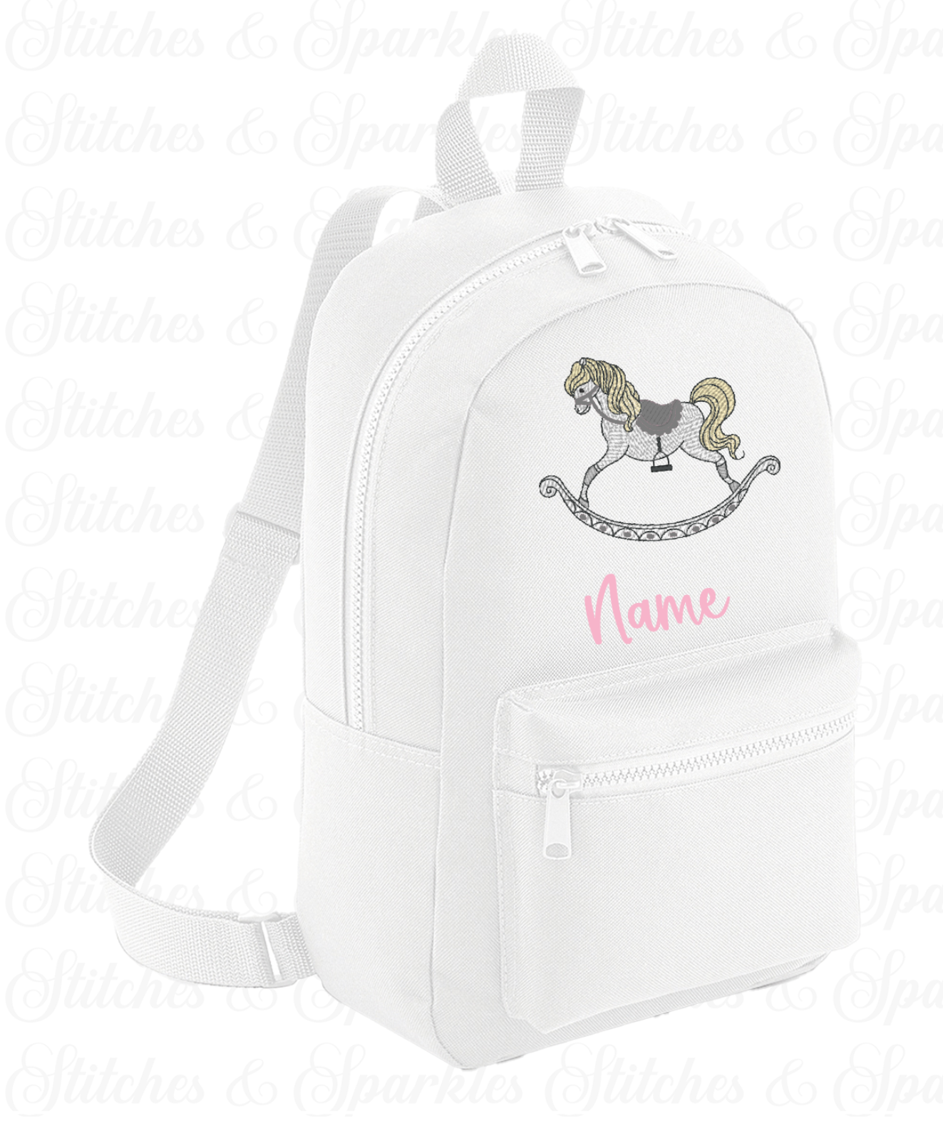 Embroidered Backpack - Toy Horse