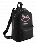 Load image into Gallery viewer, Embroidered Backpack - Toy Horse

