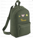 Load image into Gallery viewer, Embroidered Farm Animals Backpack
