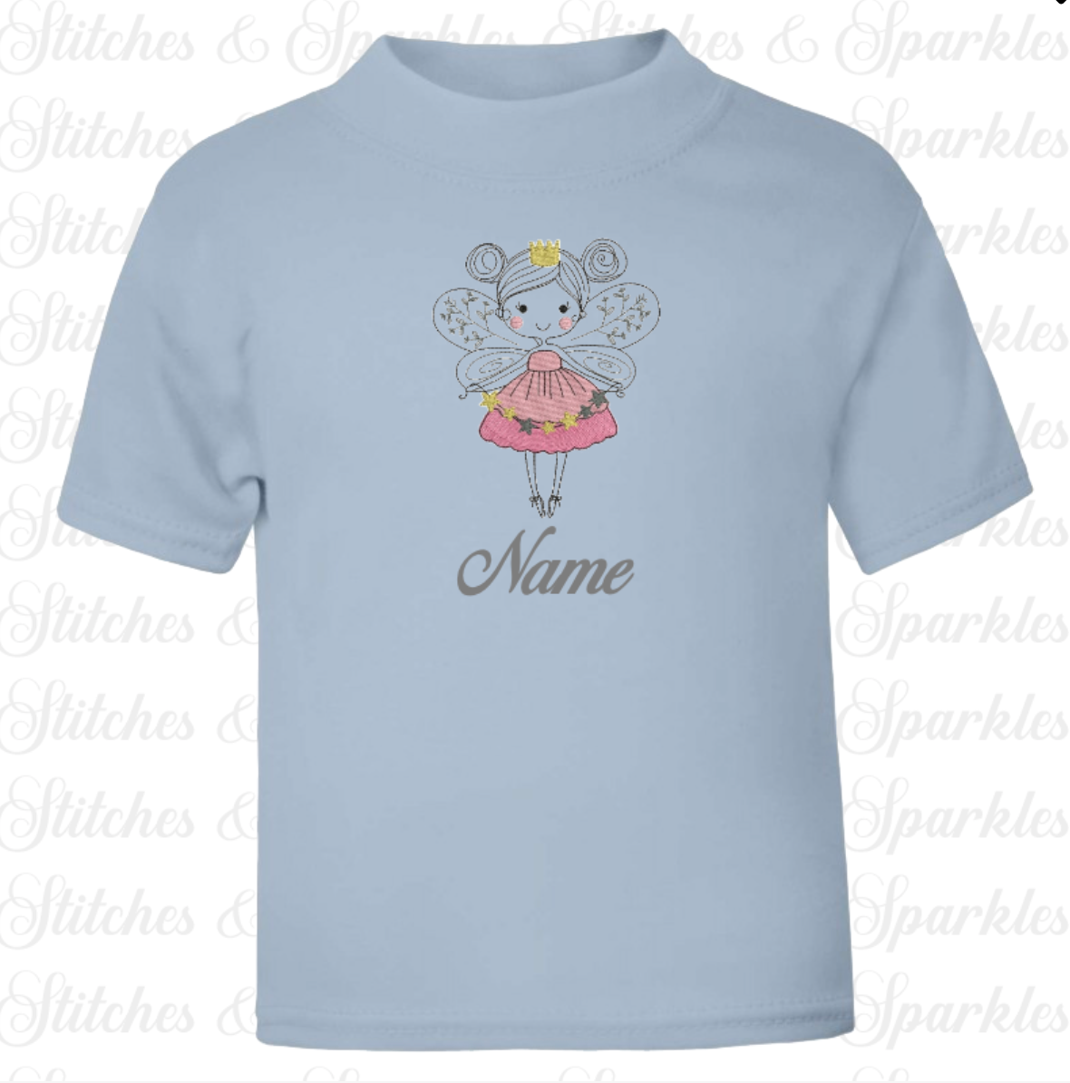 Embroidered Princess Fairy T-shirt